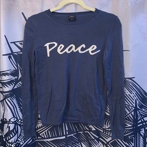 GAP peace sweater